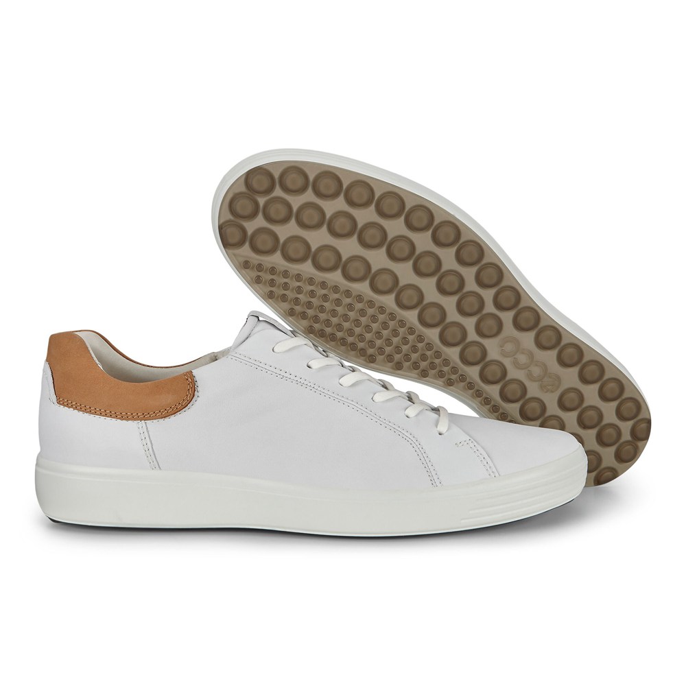 Tenis Hombre - ECCO Soft 7 Streets - Blancos - SXR685903